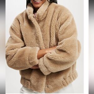 Cotton On Plush Tan Teddy Jacket